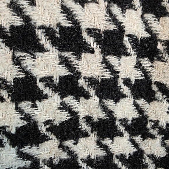 BlankNYC NWT Black And White Houndstooth Jacket Womens Size S - Picture 4 of 13